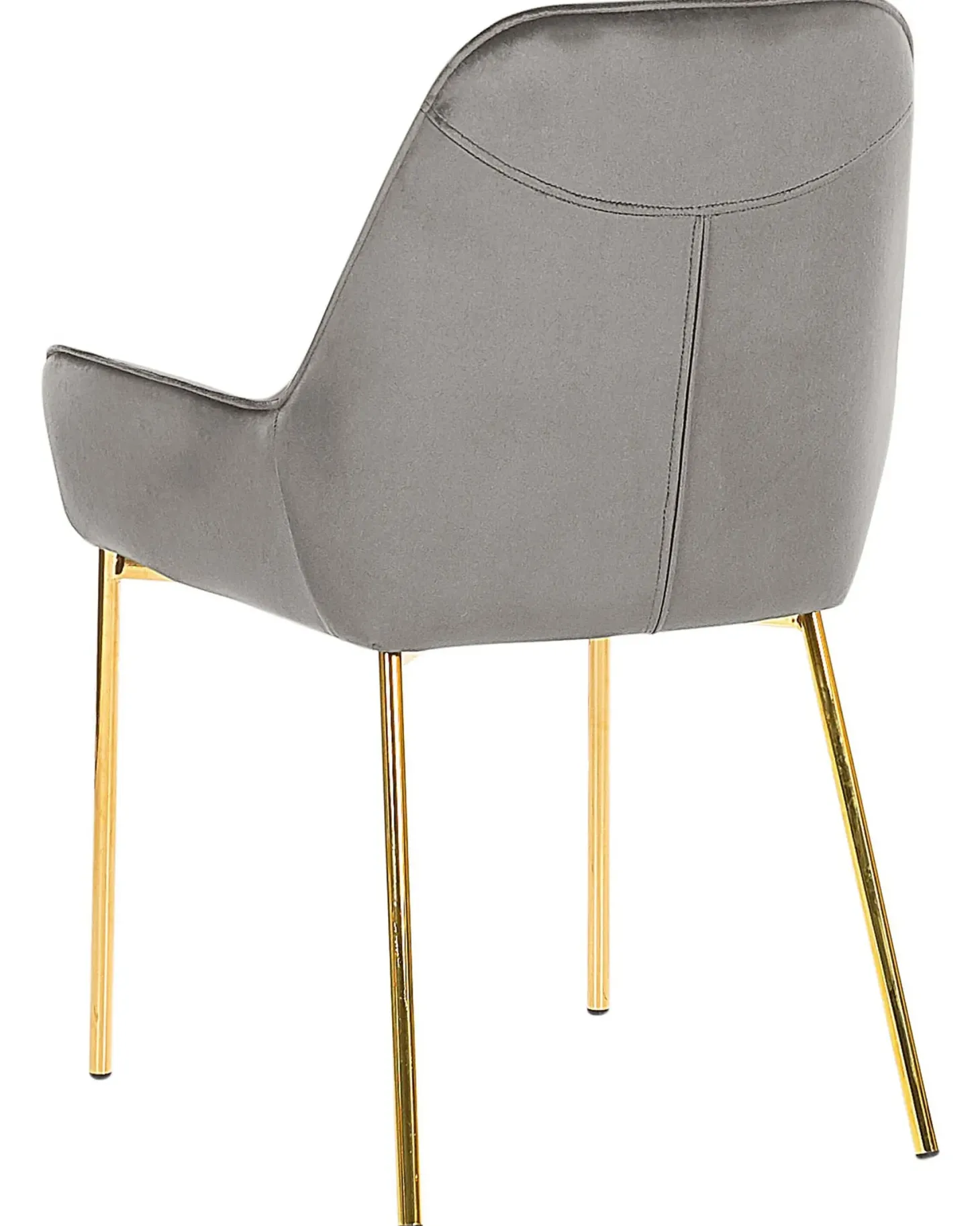 Sæt med 2 spisebordsstole LOVERNA Velour Grå