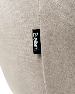 Sæt med 2 spisebordsstole LOVERNA Velour Beige