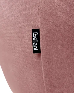 Sæt med 2 spisebordsstole LOVERNA Velour Lyserød