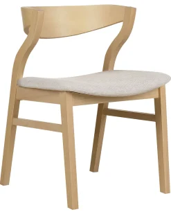Sæt med 2 spisebordsstole MAROA Træ Beige