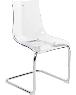Sæt med 2 spisebordsstole MARSHALL Transparent