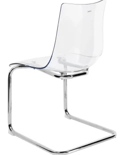 Sæt med 2 spisebordsstole MARSHALL Transparent