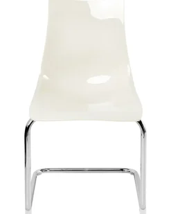 Sæt med 2 spisebordsstole MARSHALL Cremehvid