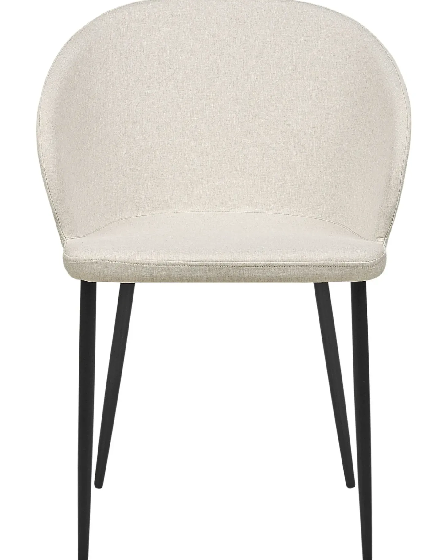 Sæt med 2 spisebordsstole MASON Lys Beige