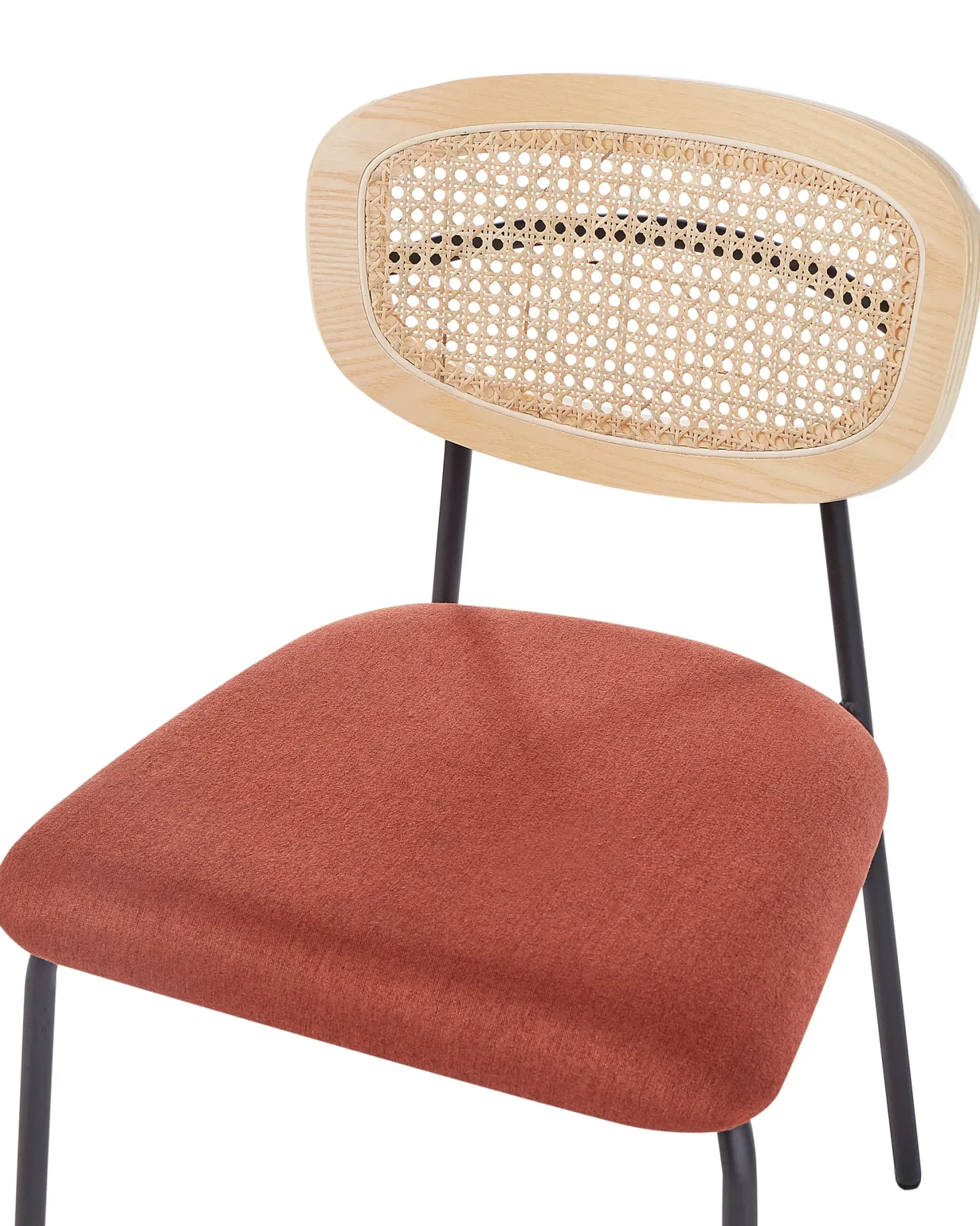 Sæt med 2 spisebordsstole MAYETTA Metal Orange