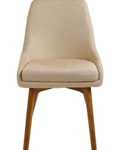 Sæt med 2 spisebordsstole MELFORT Sand Beige