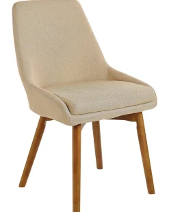Sæt med 2 spisebordsstole MELFORT Sand Beige