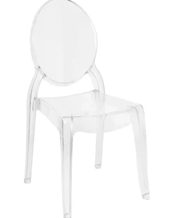 Sæt med 4 spisebordsstole MERTON Transparent