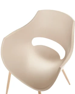 Sæt med 4 spisebordsstole MILLERS Beige