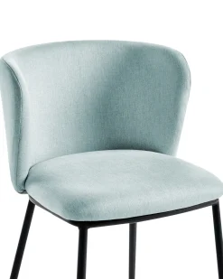 Sæt med 2 spisebordsstole MINA Himmelblå