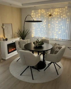 Sæt med 2 spisebordsstole MIRA Beige