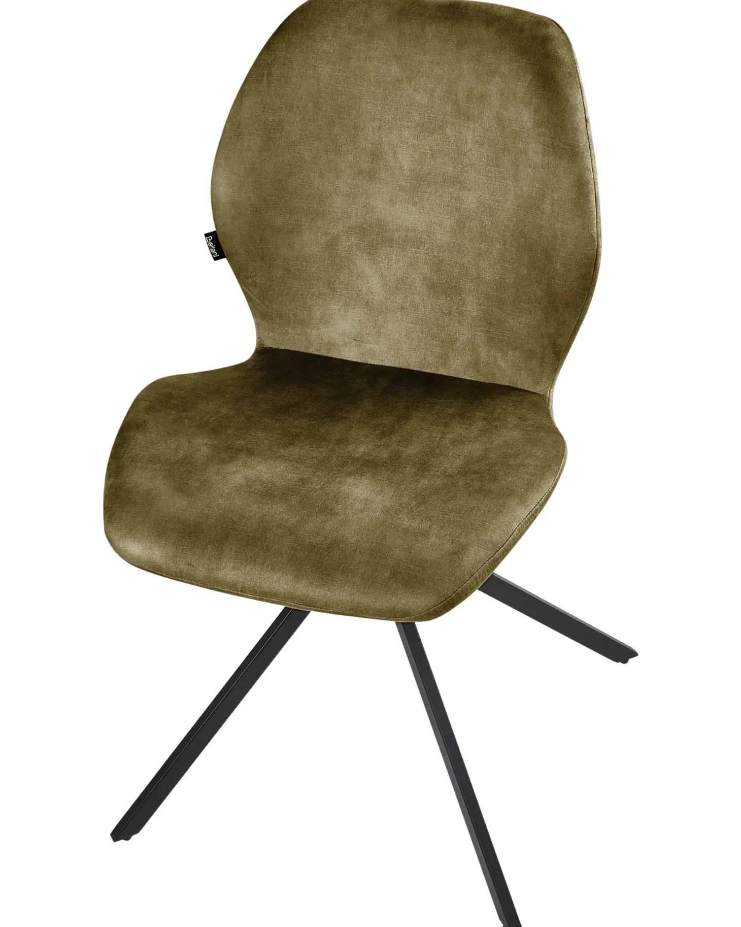 Sæt med 4 spisebordsstole MORRISON Velour Grøn