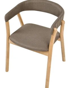 Sæt med 2 spisebordsstole MYLO Lysebrun/brun