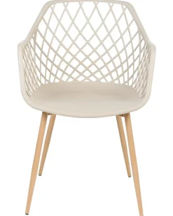 Sæt med 2 spisebordsstole NASHUA Beige