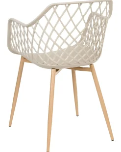 Sæt med 2 spisebordsstole NASHUA Beige