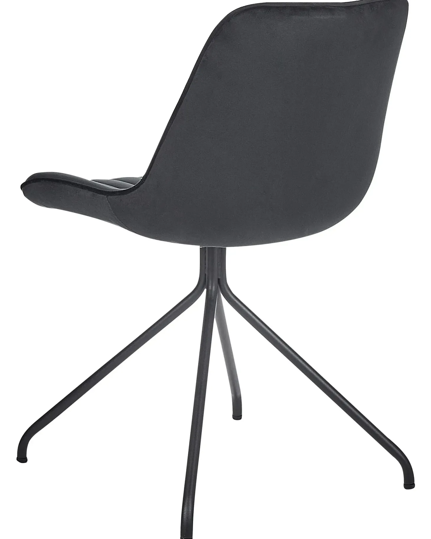 Sæt med 2 spisebordsstole NAVASOTA Velour Sort