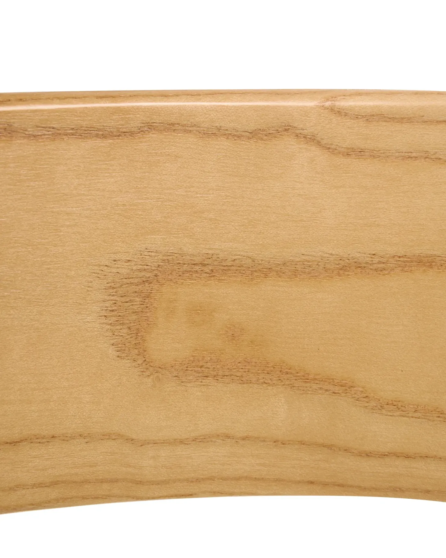Sæt med 2 spisebordsstole OAKDALE Træ Lysebrun/beige
