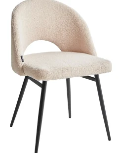 Sæt med 2 spisebordsstole ONAGA Boucle Beige