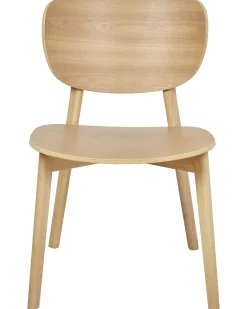Sæt med 2 spisebordsstole OVERLY Træ Lys ask