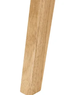 Sæt med 2 spisebordsstole OZELLA Træ Lysebrun/beige