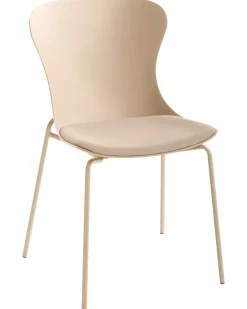 Sæt med 2 spisebordsstole PITSBURG Beige