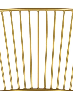 Sæt med 2 spisebordsstole RIGBY Metal Guld