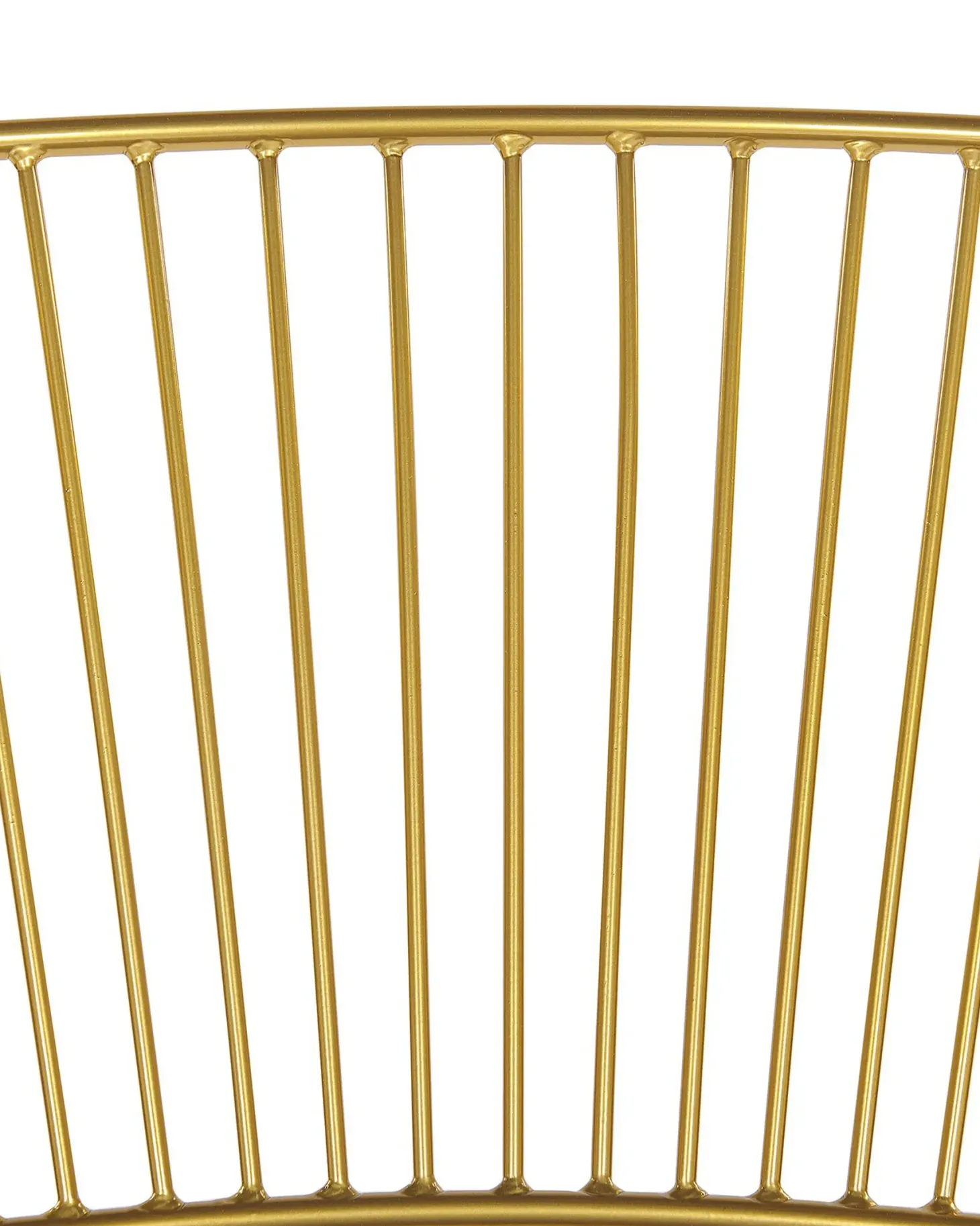 Sæt med 2 spisebordsstole RIGBY Metal Guld