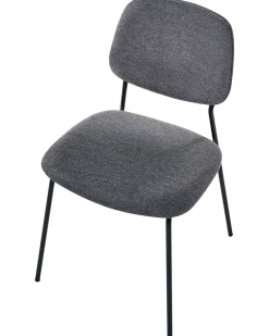Sæt med 4 spisebordsstole RILEY Grå