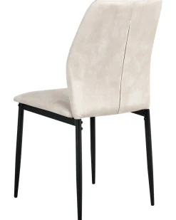 Sæt med 4 spisebordsstole ROCHEPORT Lys Beige
