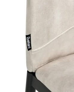 Sæt med 4 spisebordsstole ROCHEPORT Lys Beige