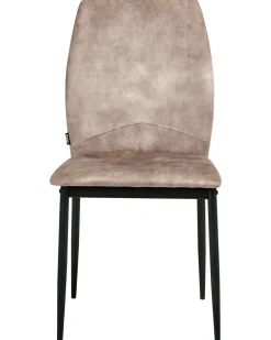 Sæt med 4 spisebordsstole ROCHEPORT Brungrå