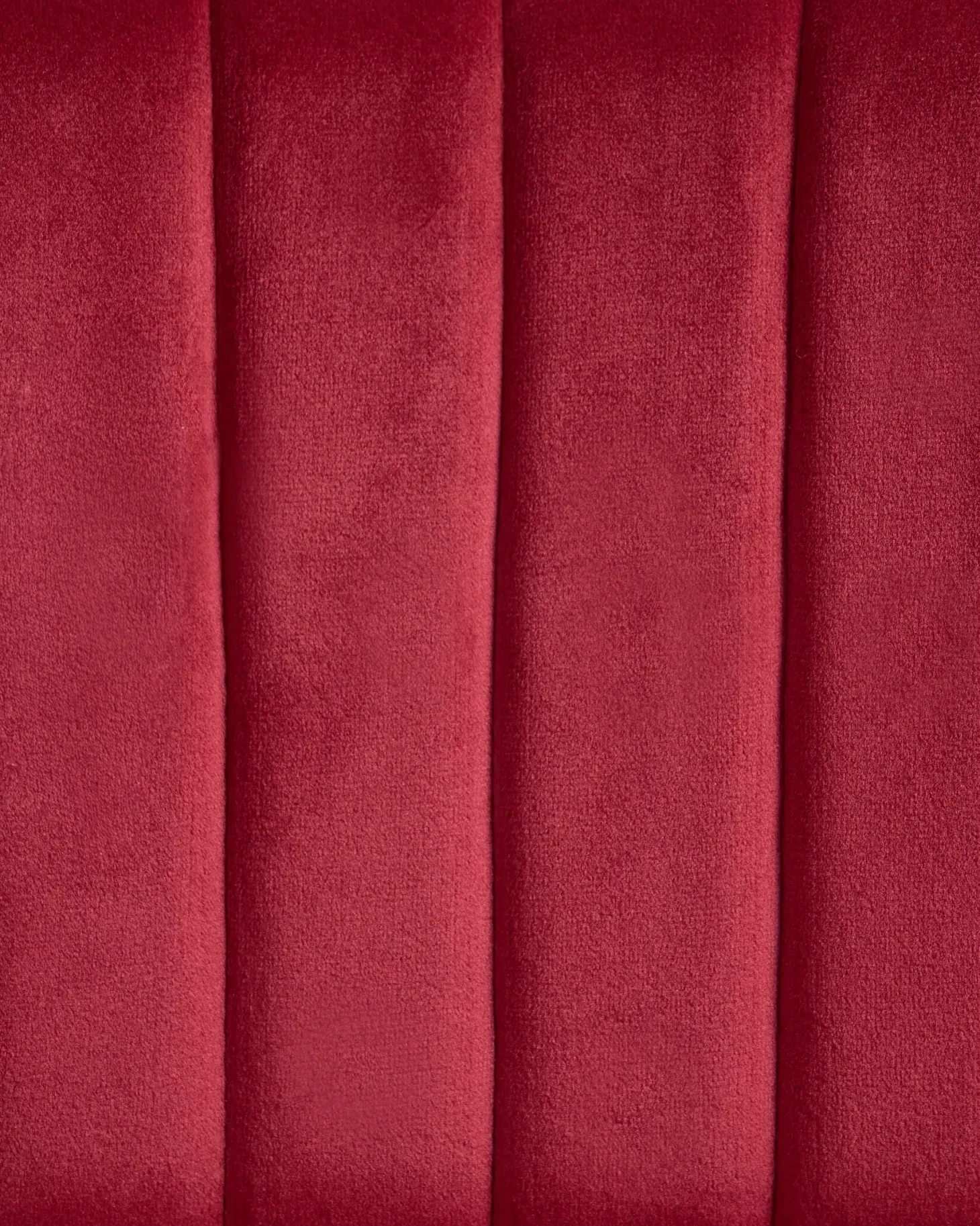 Sæt med 2 spisebordsstole SANILAC Velour Mørkerød