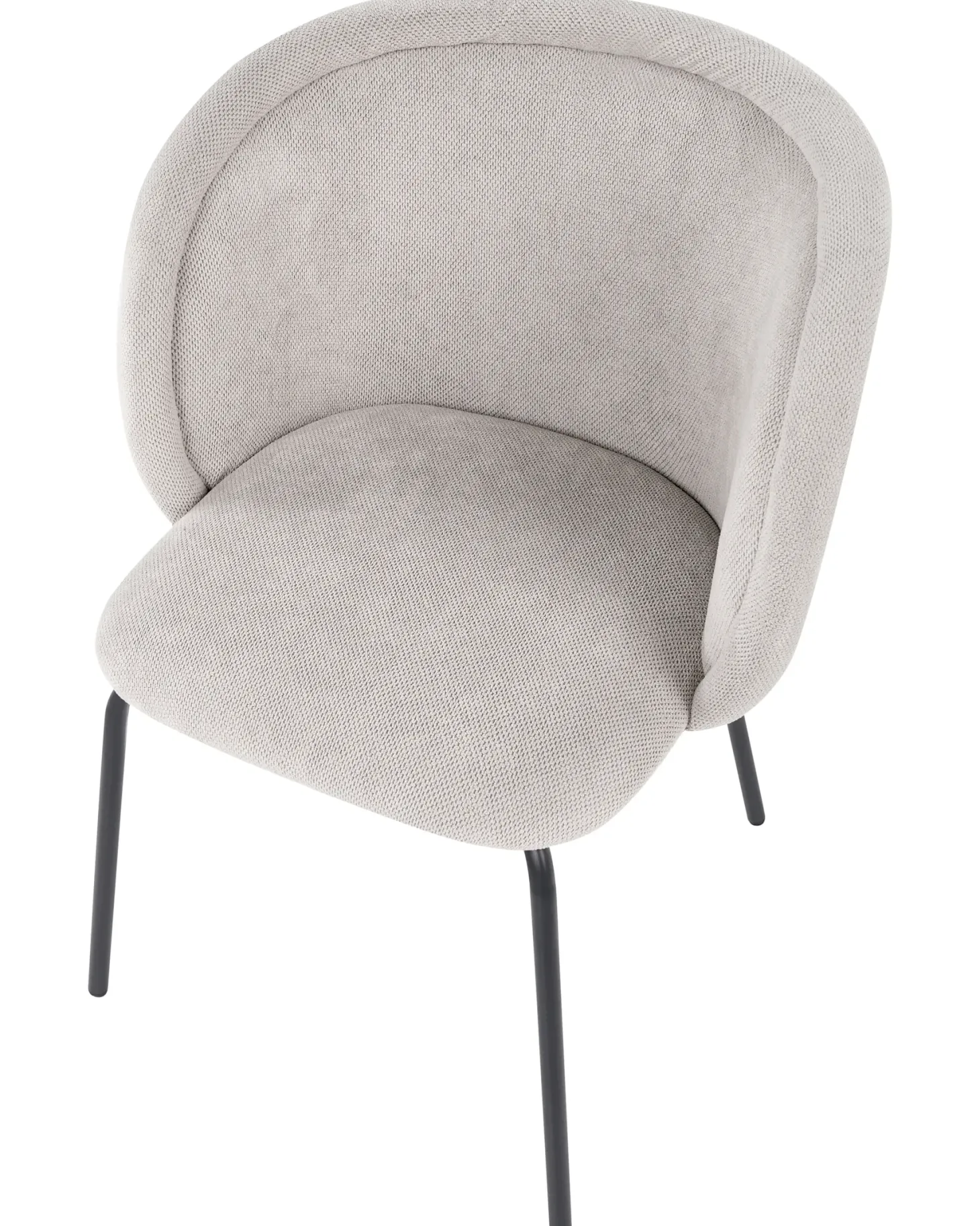 Sæt med 2 spisebordsstole SARASOTA Cremehvid