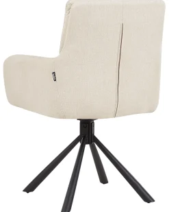 Sæt med 2 spisebordsstole SARDOAL Lys Beige