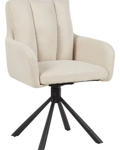 Sæt med 2 spisebordsstole SARDOAL Lys Beige