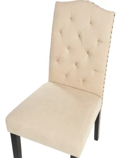 Sæt med 2 spisebordsstole SHIRLEY Beige