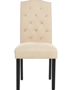 Sæt med 2 spisebordsstole SHIRLEY Beige