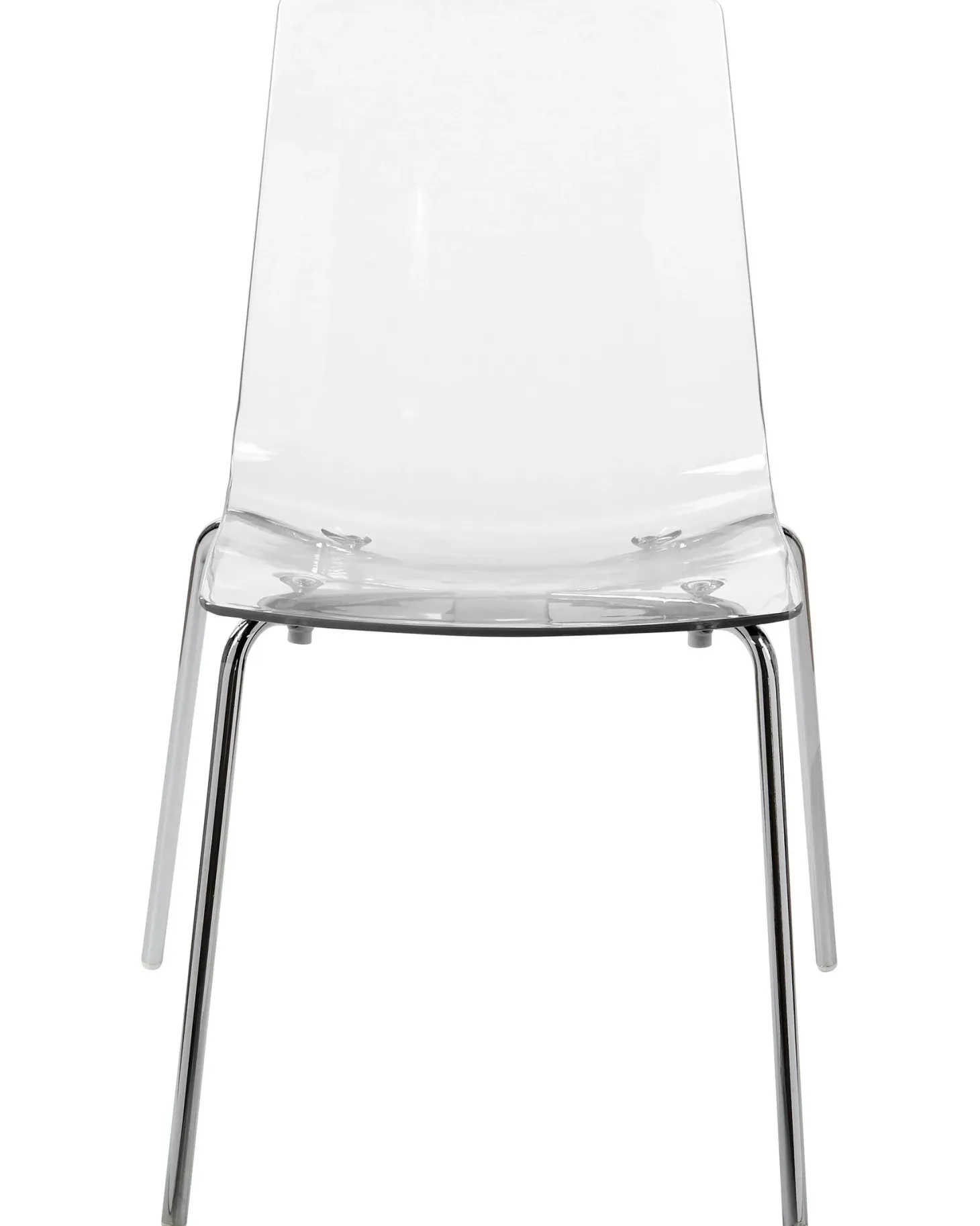 Sæt med 2 spisebordsstole SILERTON Transparent