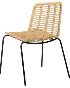 Sæt med 2 spisebordsstole TAOS Rattan Naturlig