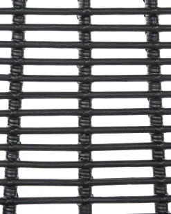 Sæt med 2 spisebordsstole TAOS Rattan Sort