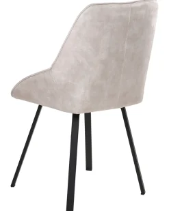 Sæt med 2 spisebordsstole TERLTON Velour Lys Beige