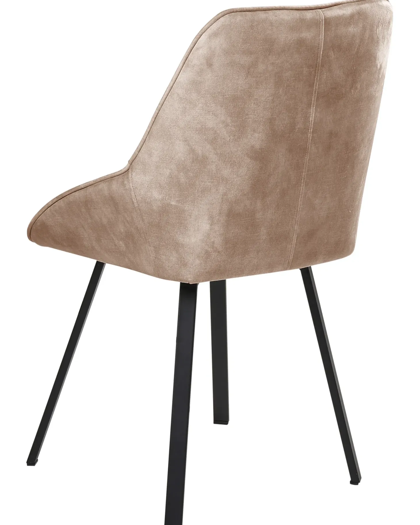 Sæt med 2 spisebordsstole TERLTON Velour Beige