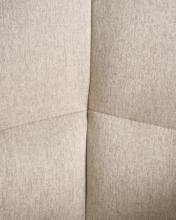 Sæt med 2 spisebordsstole TIRANO Kunstlinned Beige