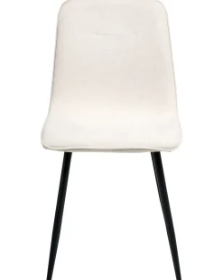 Sæt med 4 spisebordsstole TUSCOLA Lys Beige