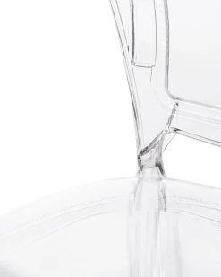 Sæt med 2 spisebordsstole VERMONT Transparent