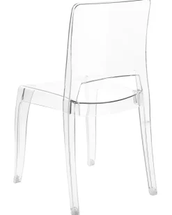 Sæt med 2 spisebordsstole WESTBRIDGE Transparent