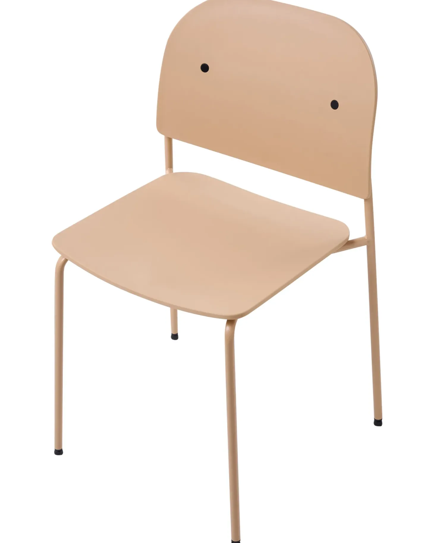 Sæt med 2 spisebordsstole WINDUST Metal Beige