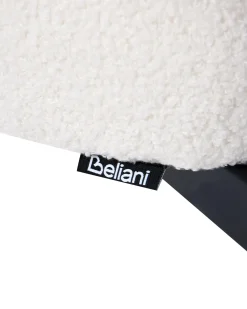 Sæt med 2 spisebordsstole WONDER Boucle Cremehvid