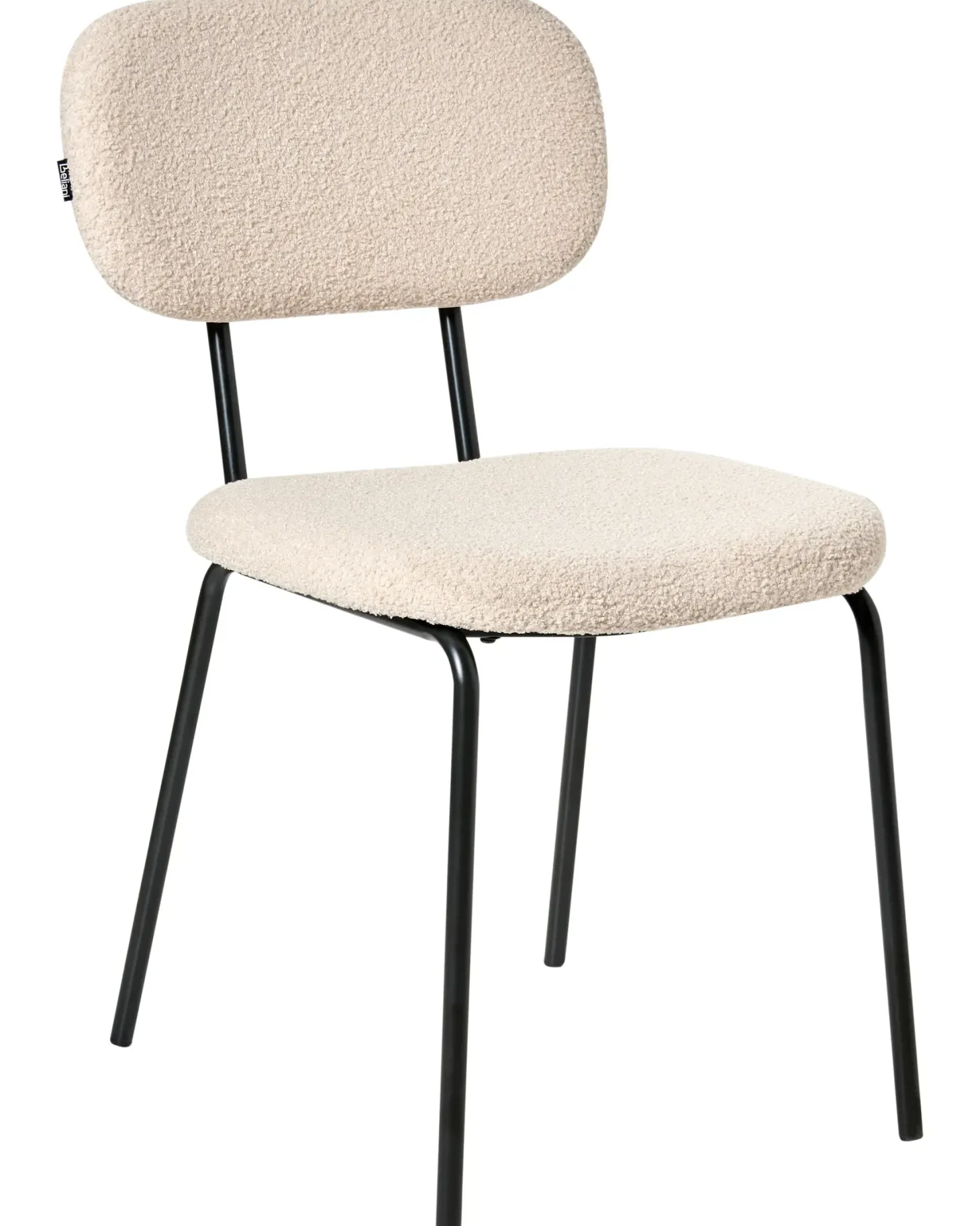 Sæt med 2 stole ADAIR Boucle Beige