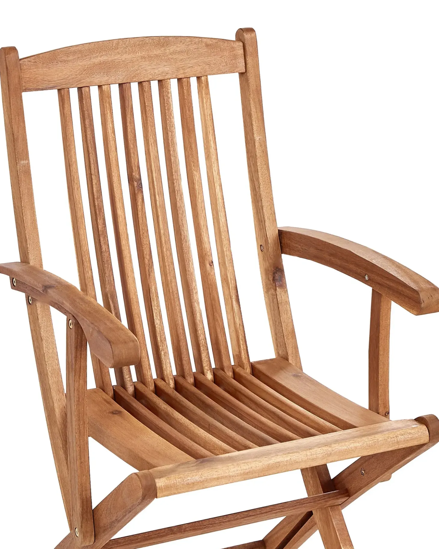 Sæt med 2 stole med puder MAUI PREMIUM Akacietræ Lys Beige